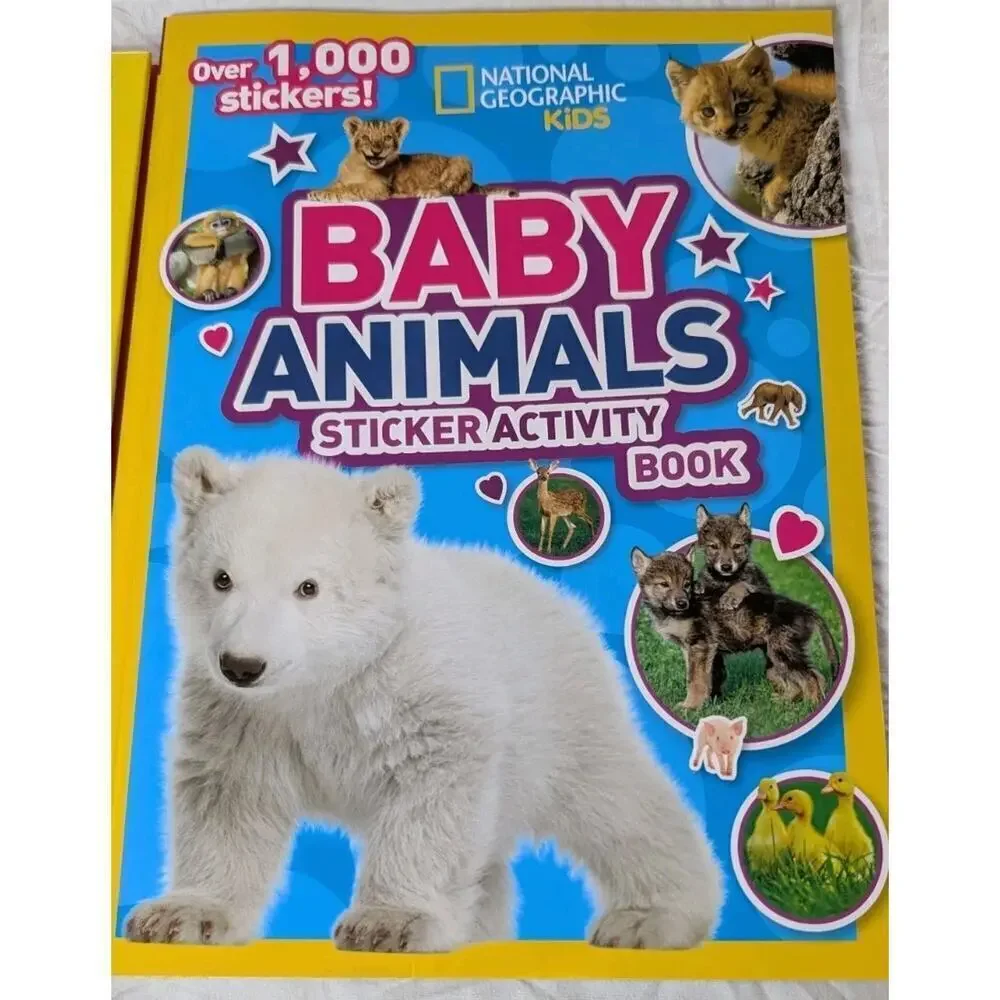 National Geographic Baby Animals Read To Explore Set Level 1 + Sticker Book